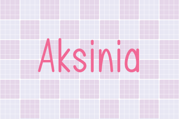 Aksinia: A Whimsical Handwritten Font for Modern Web Design