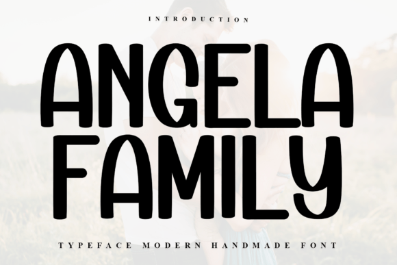 Angela Family: A Handwritten Typeface for Editorial Elegance