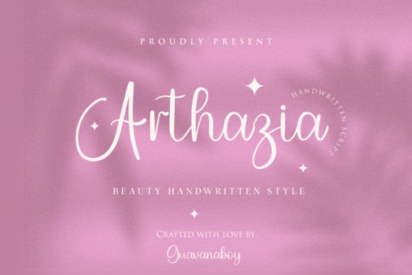 Arthazia: The Elegant Script Amp Font for Polished Branding