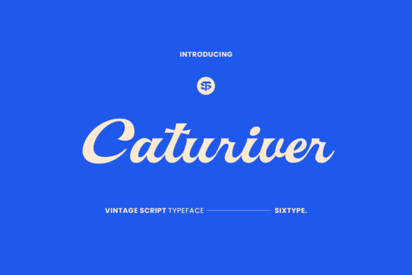 Caturiver: A Vintage Script Font for Handmade Brands