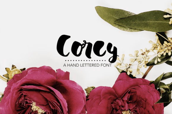Corey: The Handwritten Typeface for Bold Digital Branding