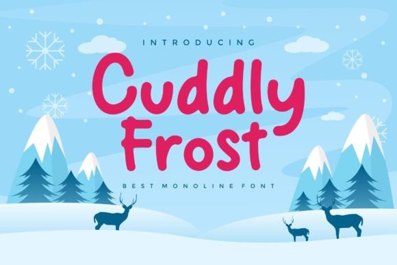 Cuddly Frost Typeface: A Bold Upgrade for Small Business Branding