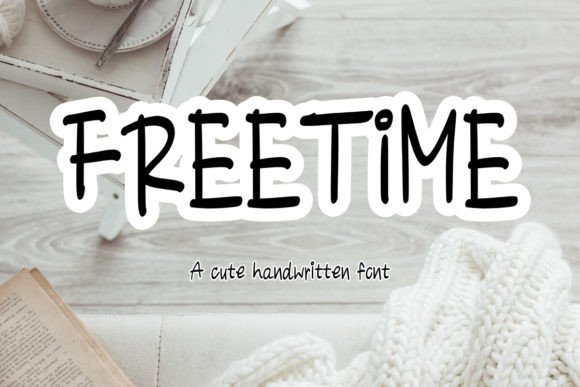 Free Time Typeface: Elevate Handmade Products with Elegant Script Typography