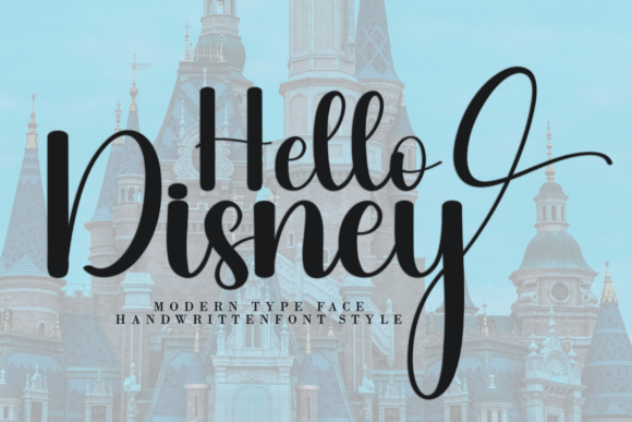 Hello Disney: A Stylish Handwritten Font for Crafters and Sellers