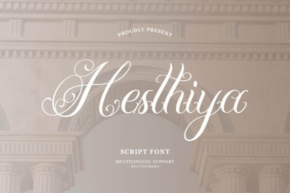 Hesthiya: The Bold Handwritten Font for Crafters and Sellers