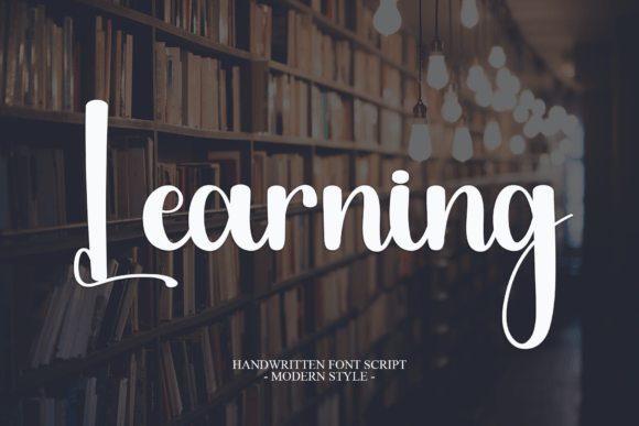 Learning: A Modern Handwritten Font for Business Branding