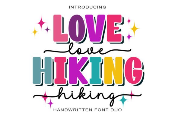 Love Hiking Duo: The Perfect Typeface for Romantic Campaigns