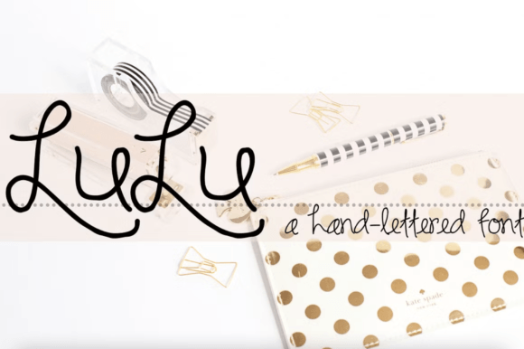Lulu: The Handwritten Typeface for Scroll-Stopping Social Media Graphics