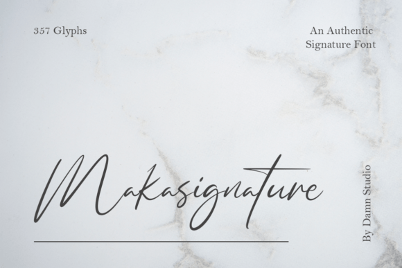 Makasignature: Elevating Brand Identity with Premium Script Typography