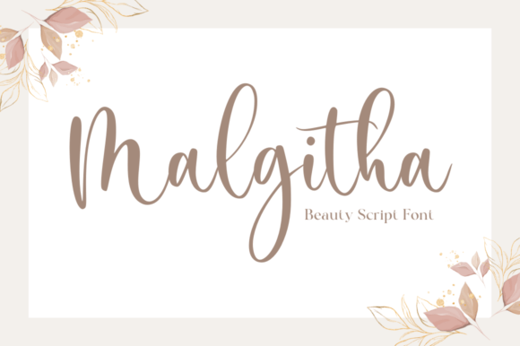 Malgitha: The Elegant Script Amp Font for Campaign Design
