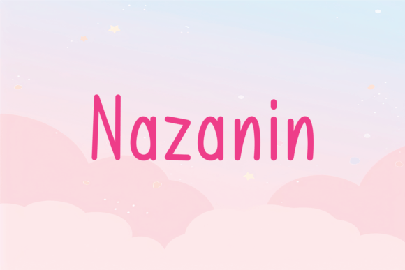 Nazanin: A Handwritten Font for Whimsical Web Design