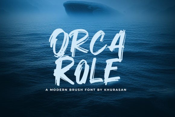 Orca Role: A Modern Script Typeface for Editorial Design