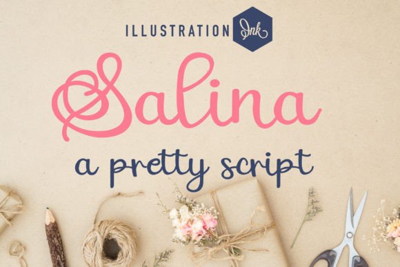 Salina: The Friendly Handwritten Typeface for Small Business Branding
