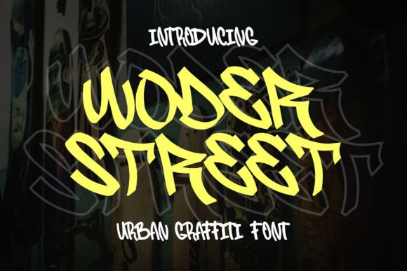 Woder Street: The Organic Script Font for Bold Brand Identity